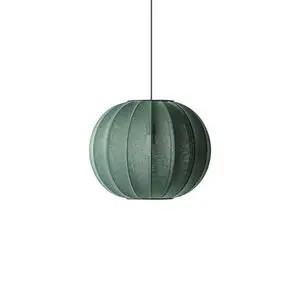 Made By Hand - Pendellampe - Knit-Wit 45 Round Pendant - Tweed Green